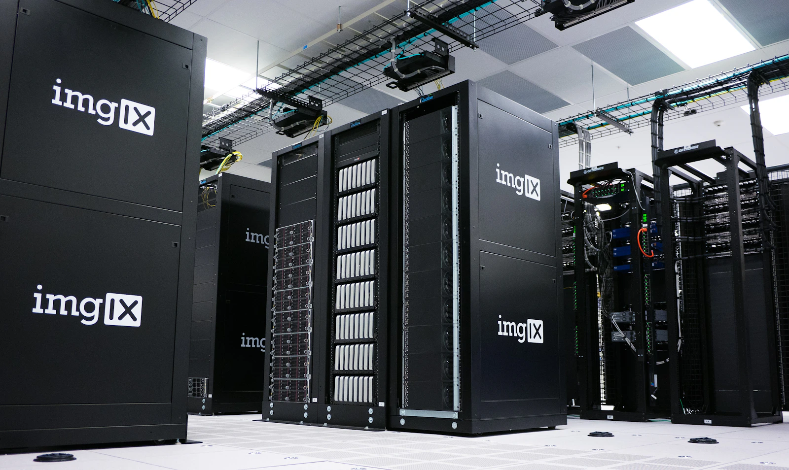 Server racks in a modern datacentre